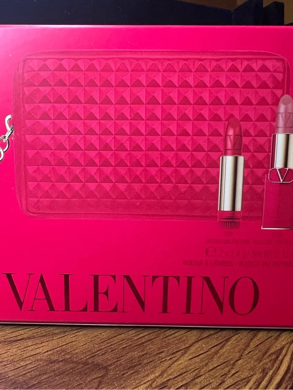 Valentino Refillable Lipstick Set NWOT